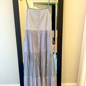 SEA Maxi button front dress, size 8